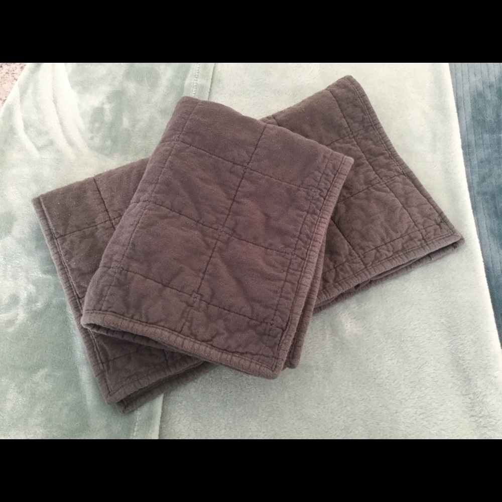 Standard Flannel shams (2)